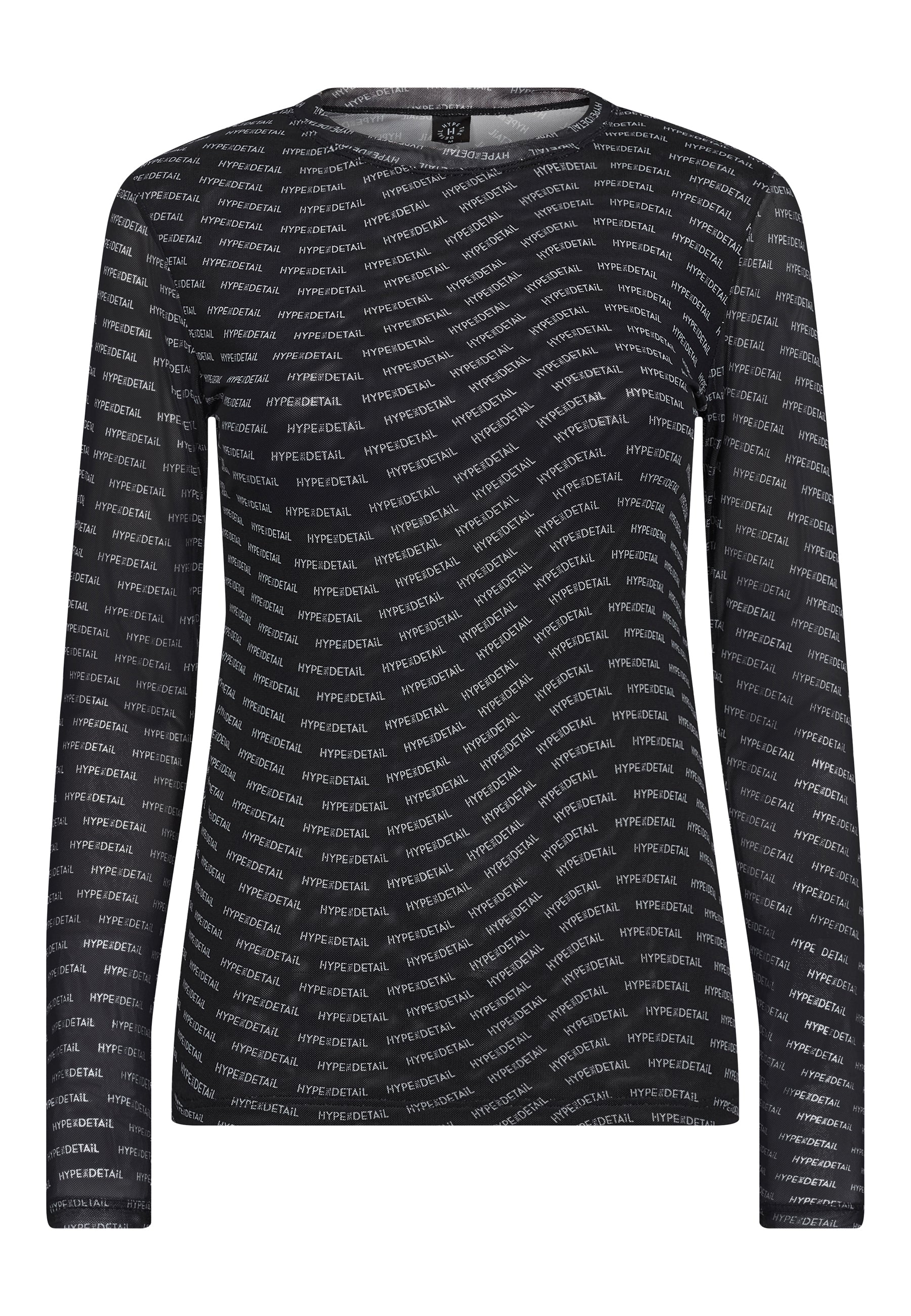Hype The Detail Printed Bluse Black