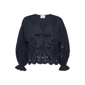 Sissel Edelbo Maibritt Organic Cotten Bluse Black