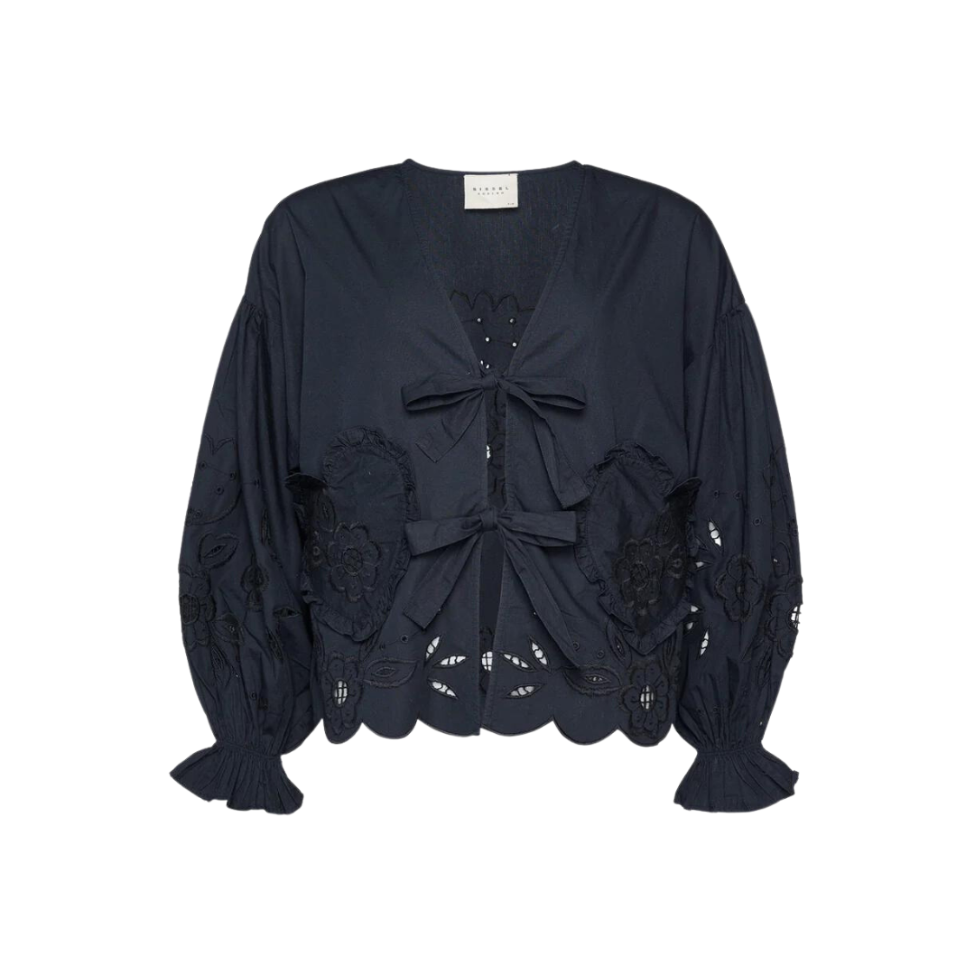 Sissel Edelbo Maibritt Organic Cotten Bluse Black