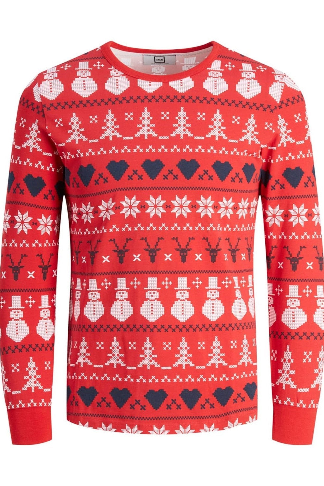 Snowflake Junior Pyjamas - Rød