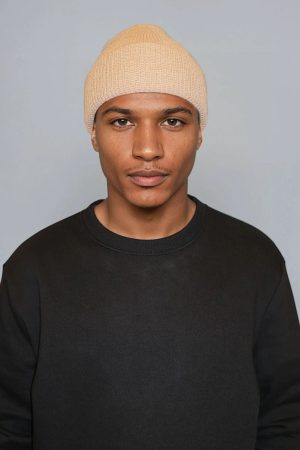 Classic beanie - Mørkbeige på udsalg