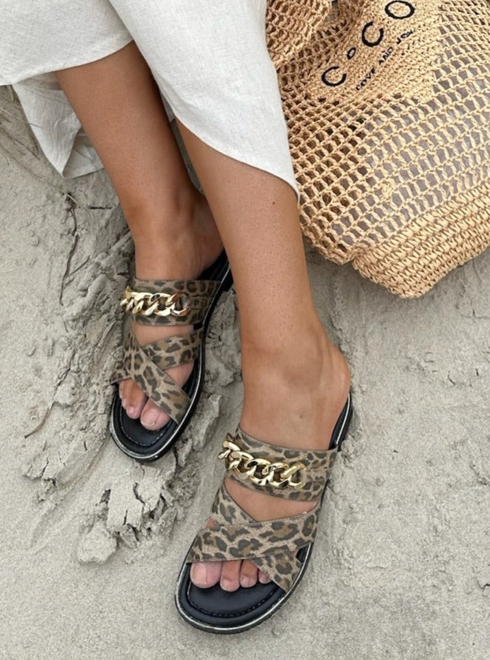 Copenhagen Shoes When I Fly Leo Sandal Leopard