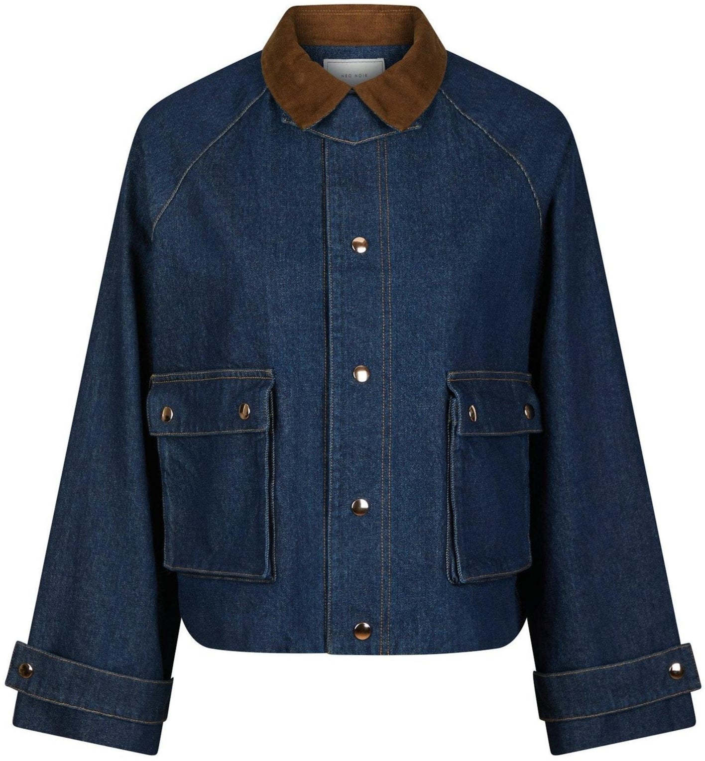 Neo Noir Vista Denim Cord Jakke Blue