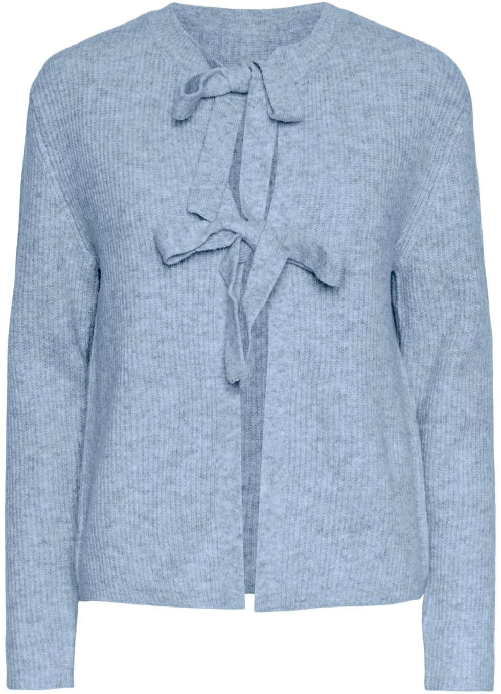 Pieces Silly LS Tie Knit Cardigan Cashmere Blue NOS25