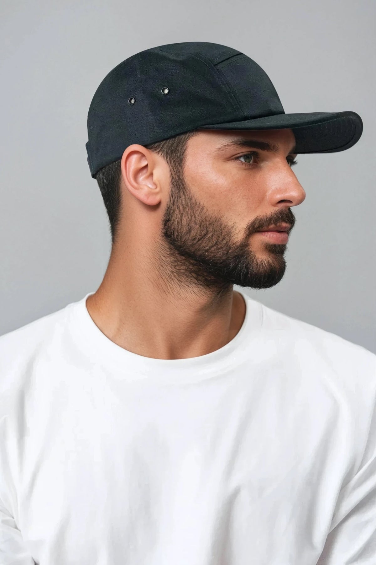 5 Panel Cap - Black Online nu