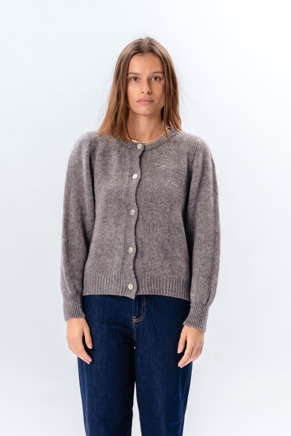 Anna Cardigan - Mørkegrå