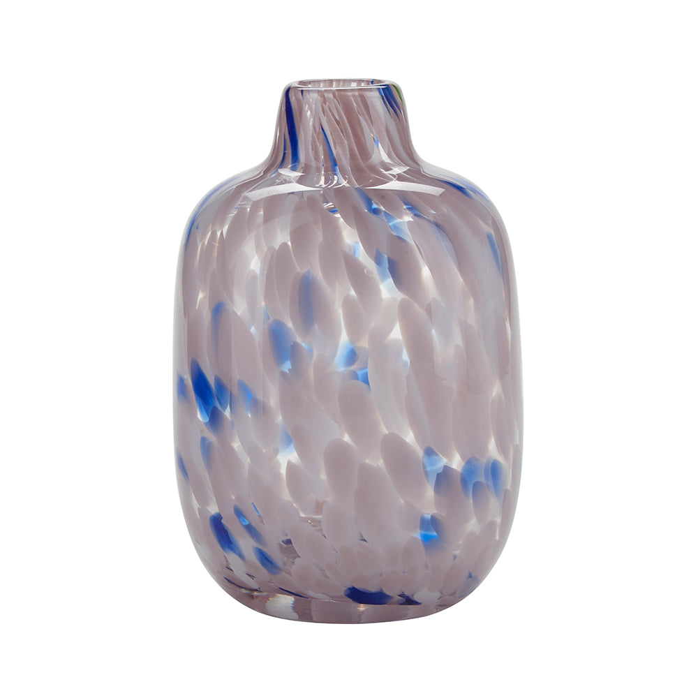 Bahne Interior Vase With Painted Dots Lilla/Blå Online nu