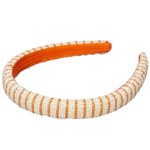 Becksöndergaard Elmly Beaded Hårbøjle Orange Pepper