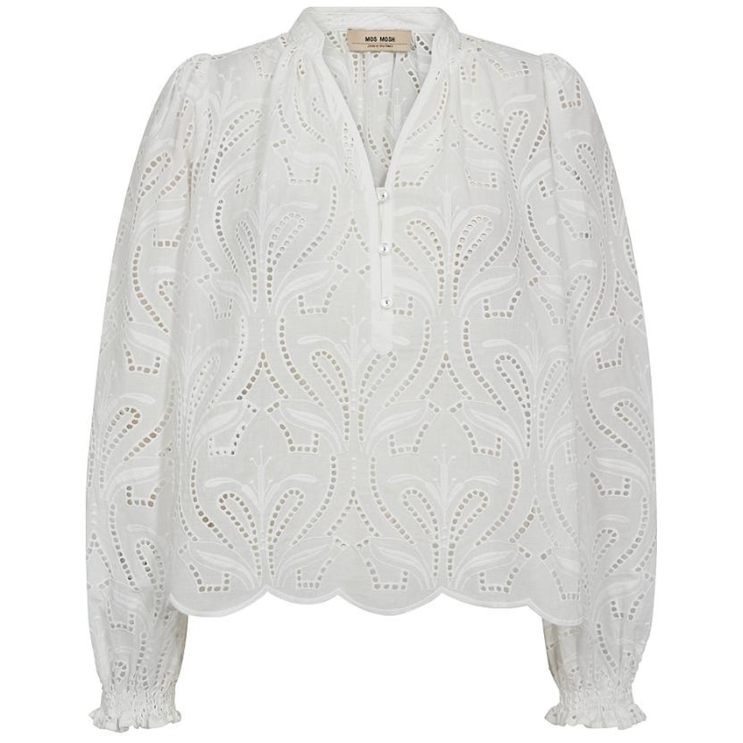 Mos Mosh Tazzin Caza Bluse White