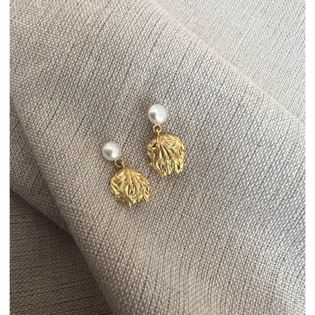 Sorelle Jewellery Leaf Øreringe Hot på udsalg