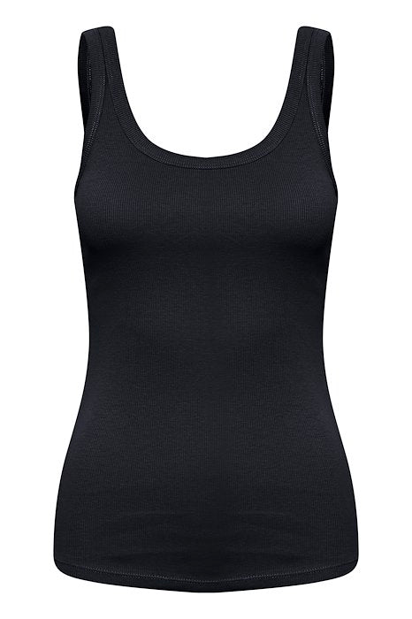 Gestuz Drew U-Neck Top Black NO25