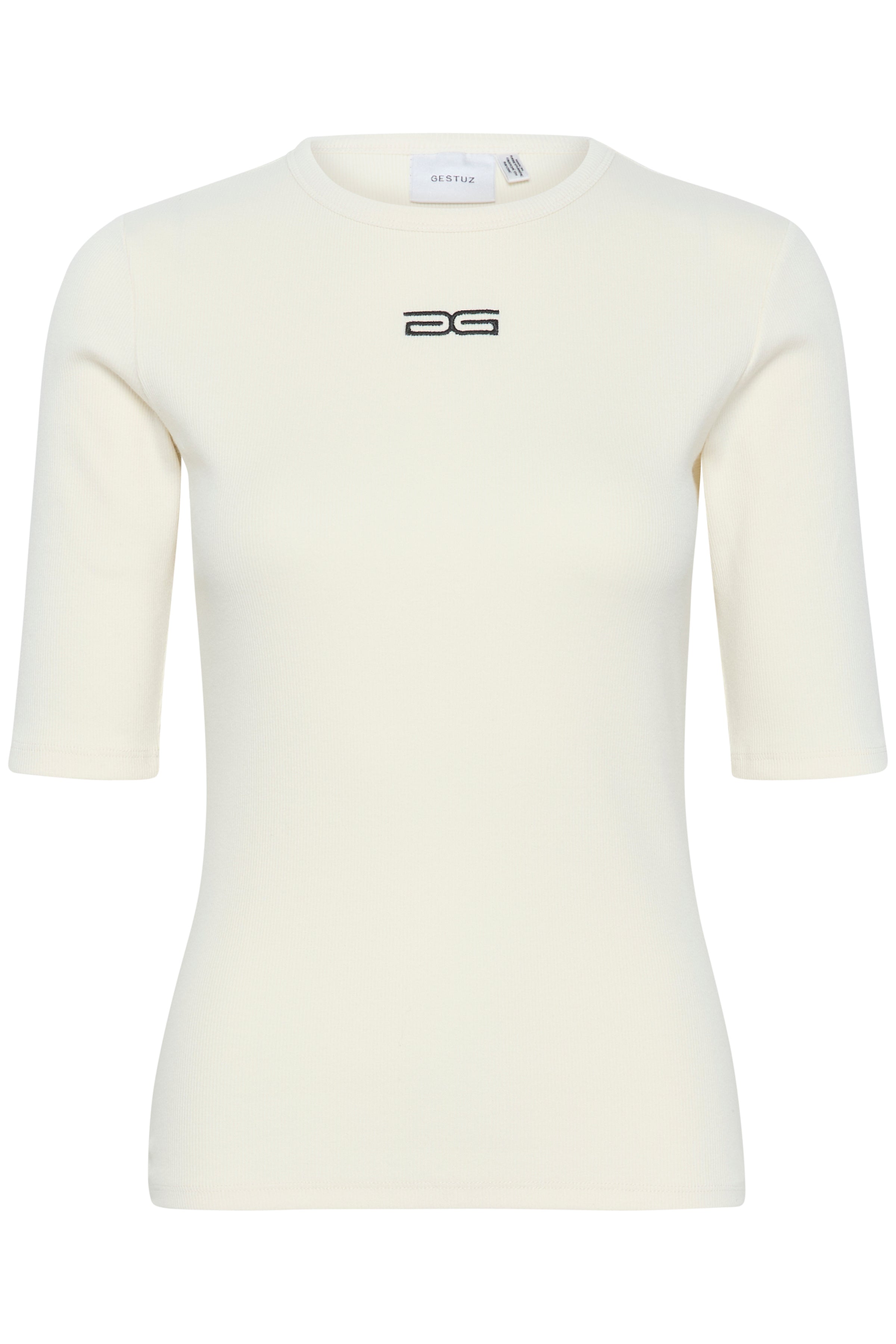 Gestuz Half Sleeve Logo Top Birch Online