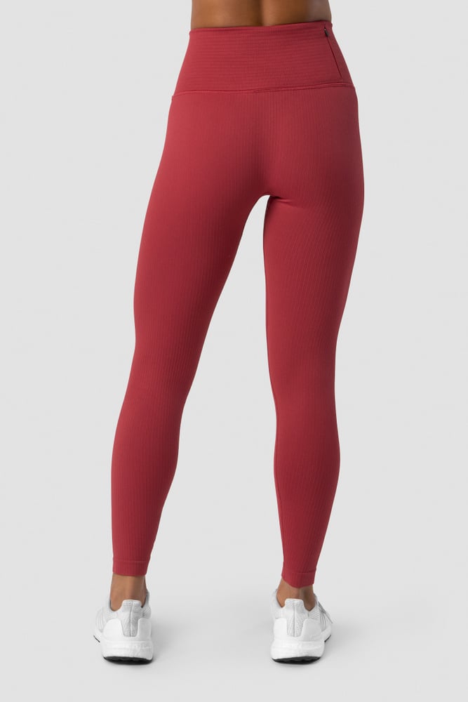 Ribbed define seamless pocket tights