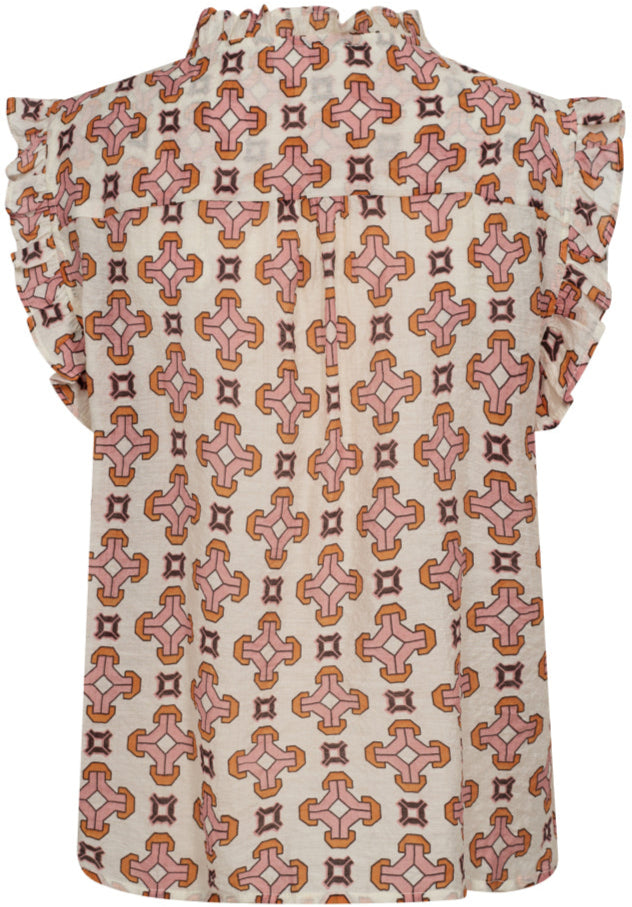 Co'Couture Egypt Tie Top Off White Hot på udsalg
