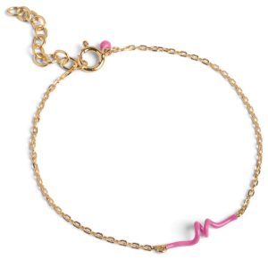 Enamel Twist Armbånd Pink