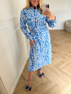 Object Nebi LS Kjole Palace Blue / Sandshell