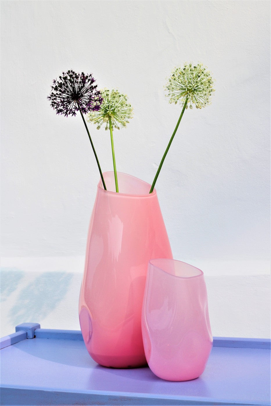 Anna Von Lipa Squeeze Vase Color Bar 38 cm Soft Rosa på udsalg