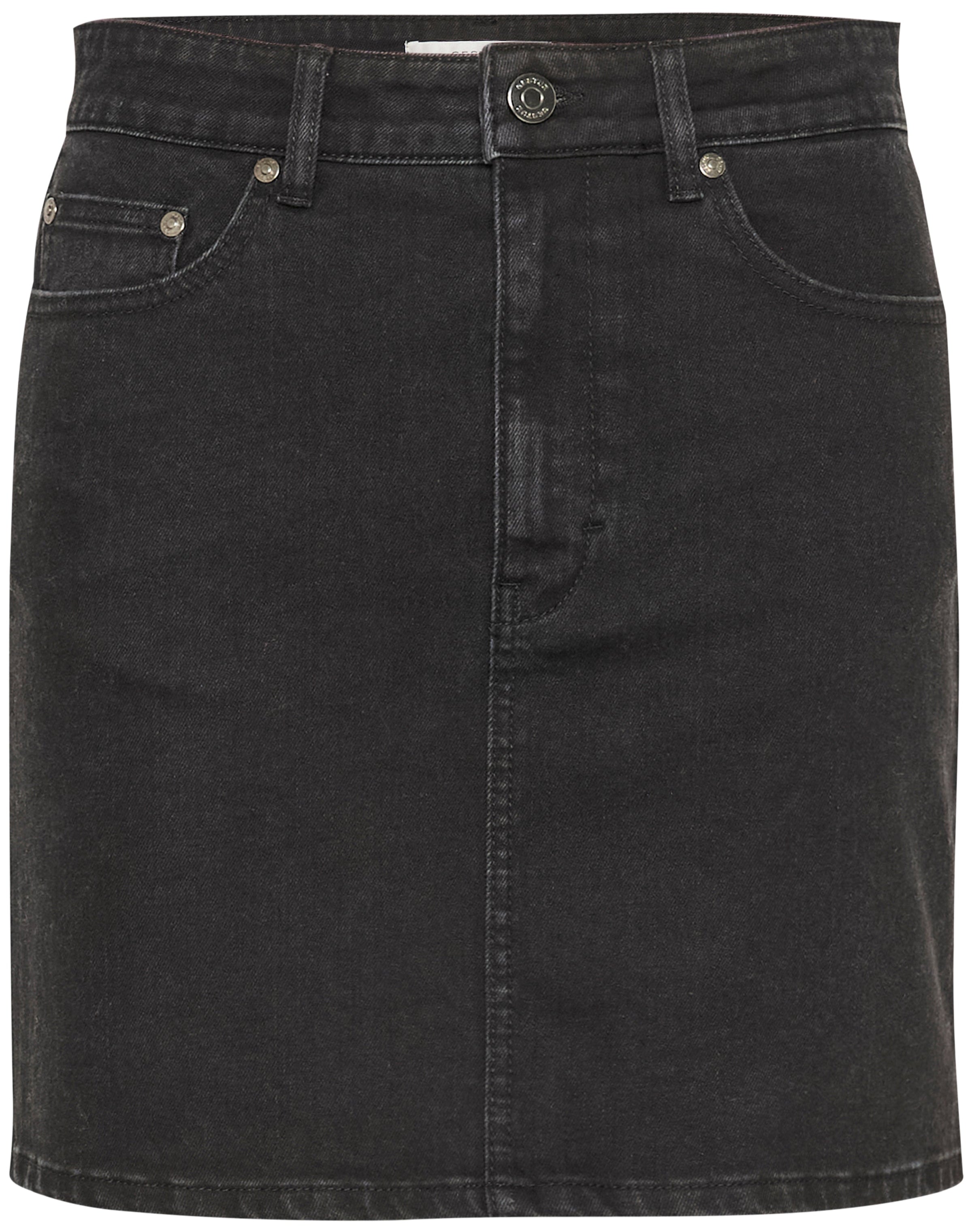 Gestuz Tillia Short Nederdel Dark Grey Washed
