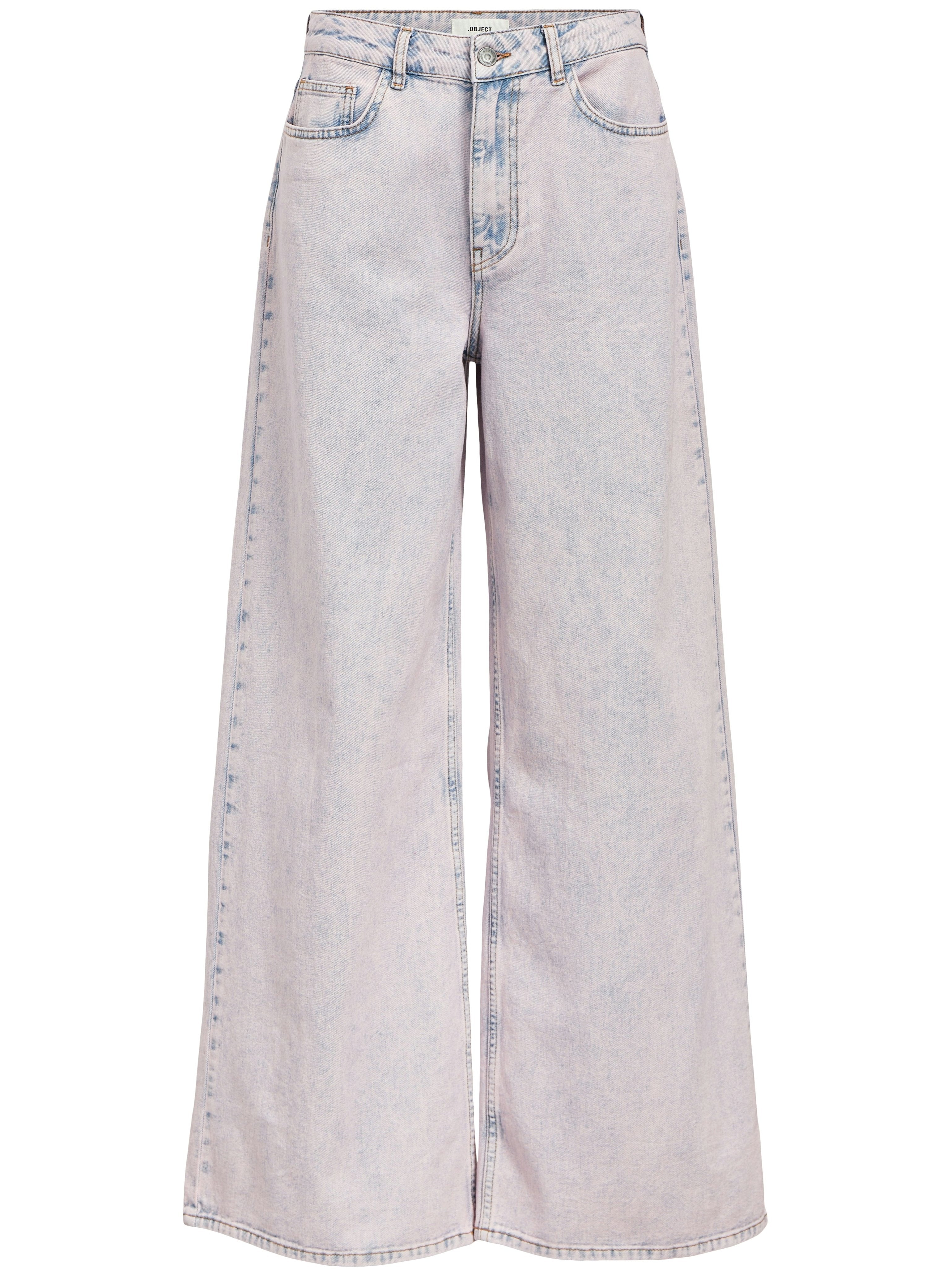 Object Gabrielle HW Denim Jeans Pink Frosting / Washed Denim