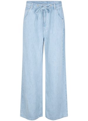 Second Female Irvin Denim Jeans Light Blue Denim på udsalg