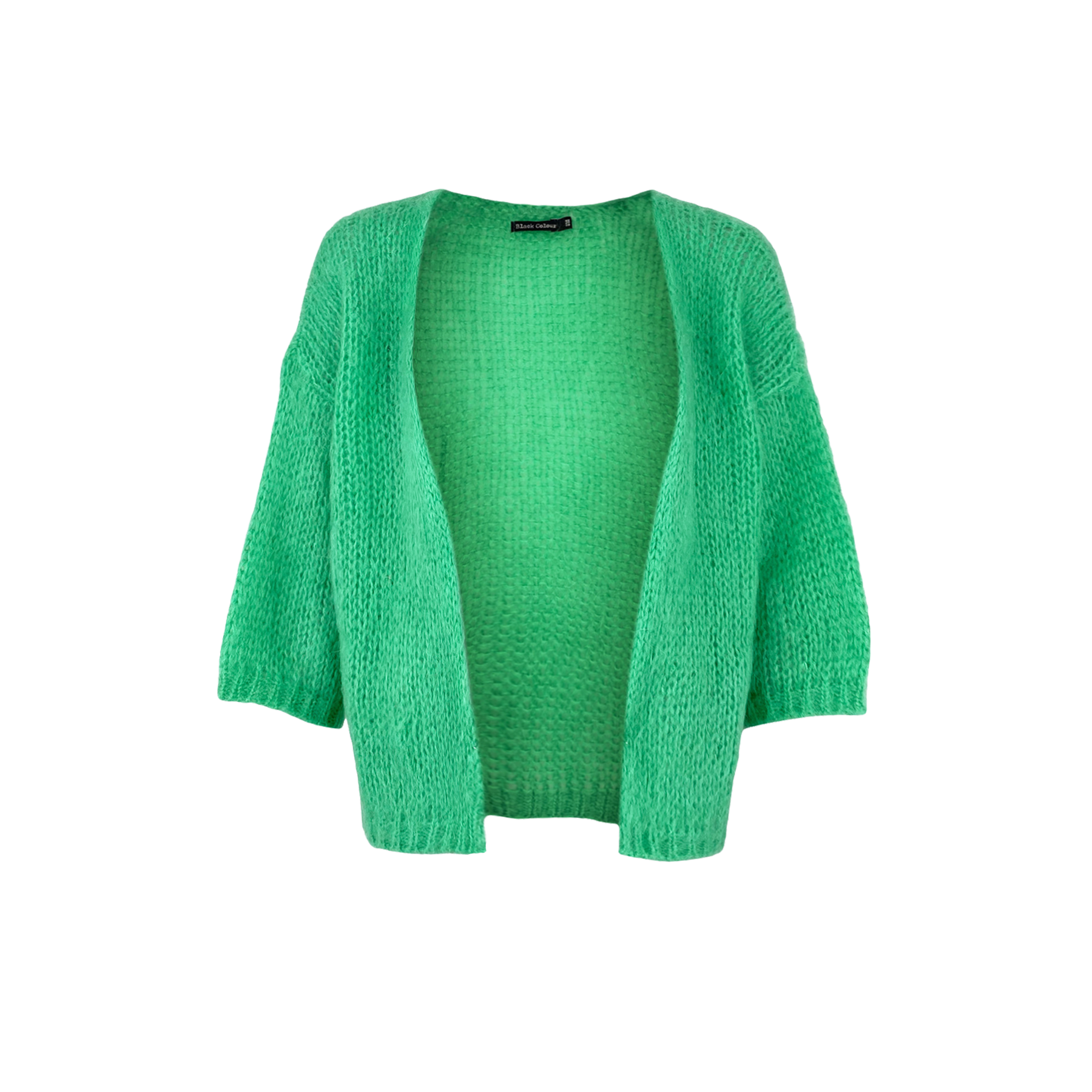 Black Colour Casey Cardigan Apple Green