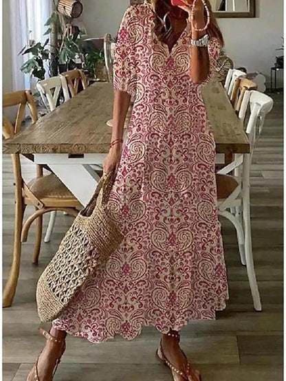 Ella | Boho mavedækkende kjole