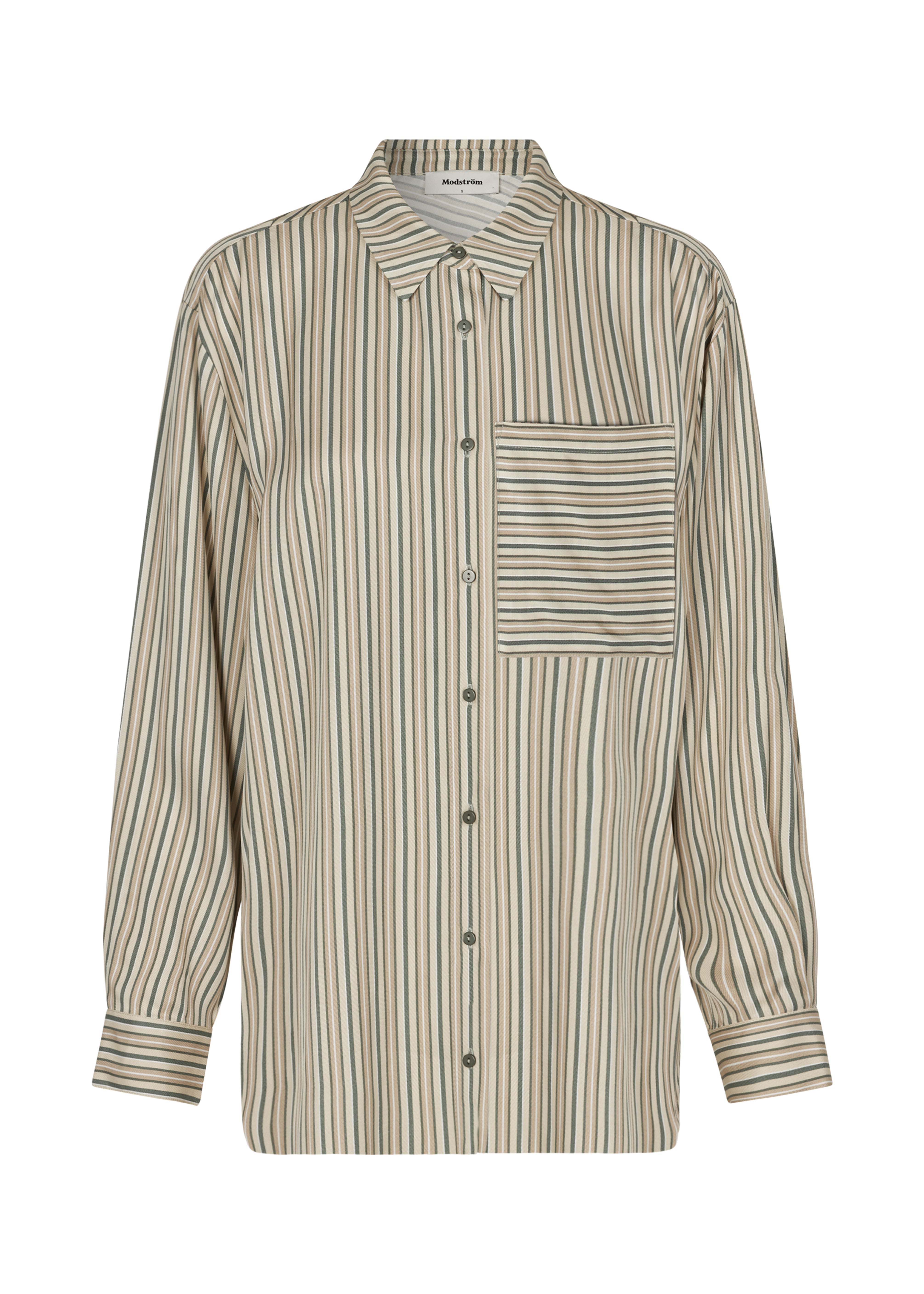 Modström Hissa Print Skjorte Soft Stripe
