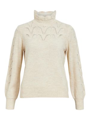 Object Pivi L/S High Neck Strik Sandshell Mode