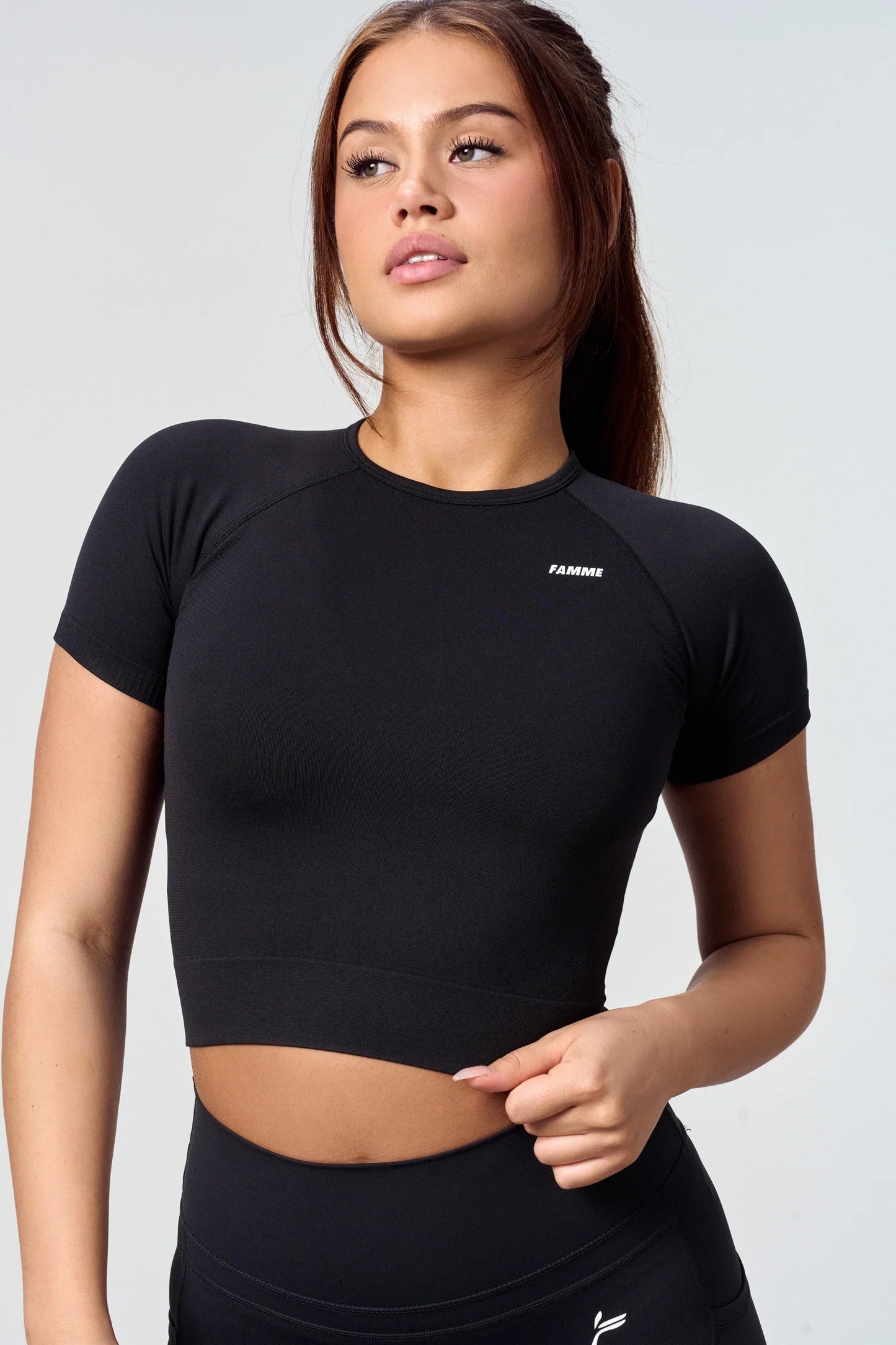 Seamless cropped t-shirt