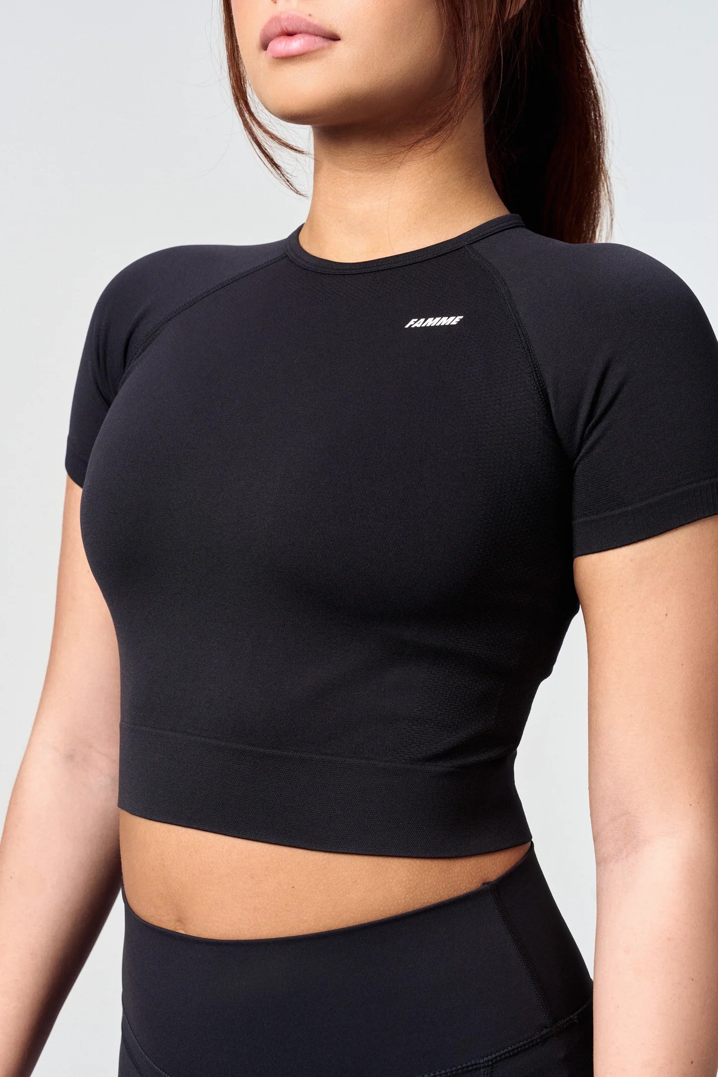 Seamless cropped t-shirt