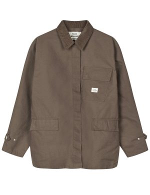 Mads Nørgaard Wax Nonna Jakke Major Brown Udsalg