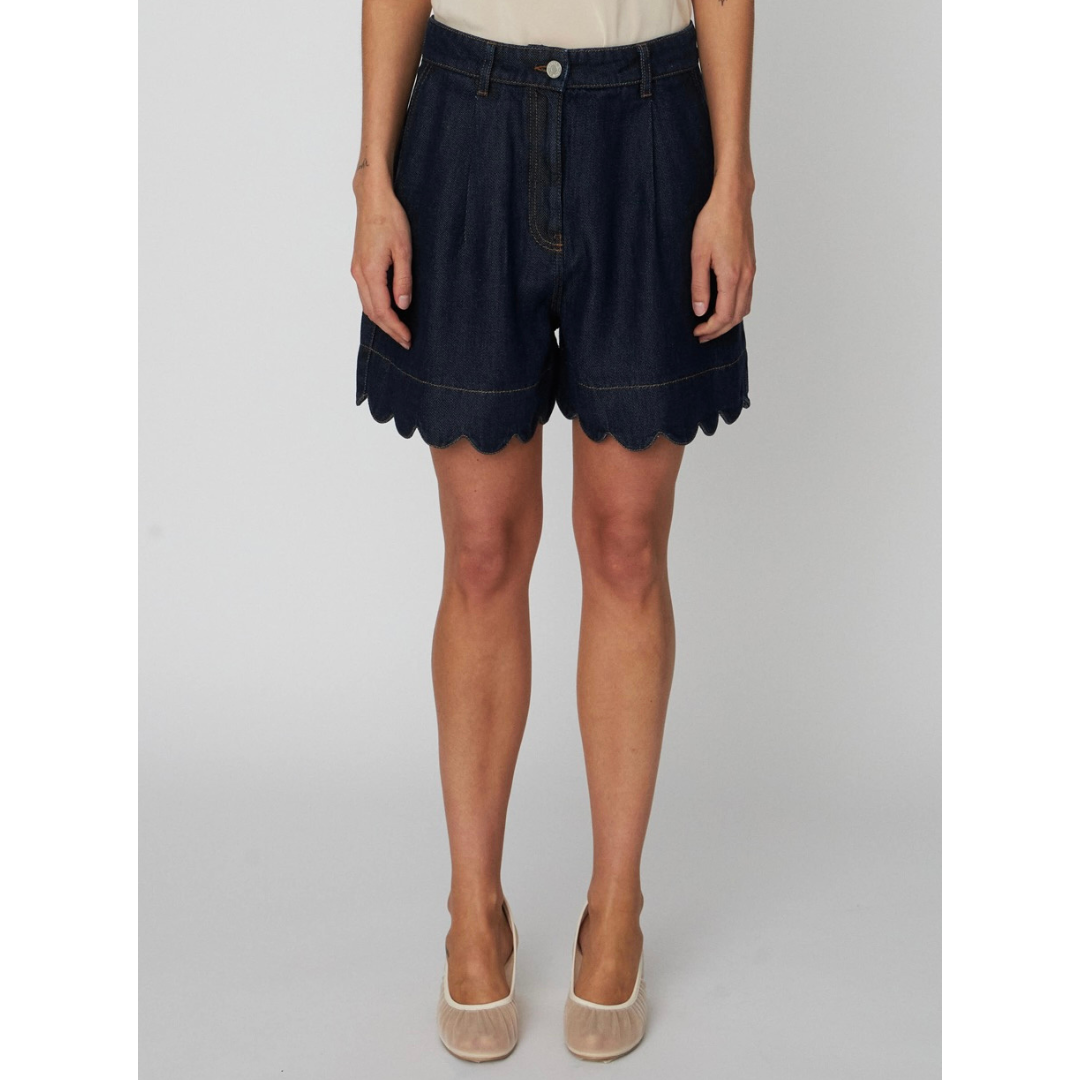Stella Nova Blue Denim Shorts Denim Blue