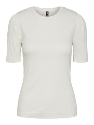 Pieces Ruka T-shirt Cloud Dancer