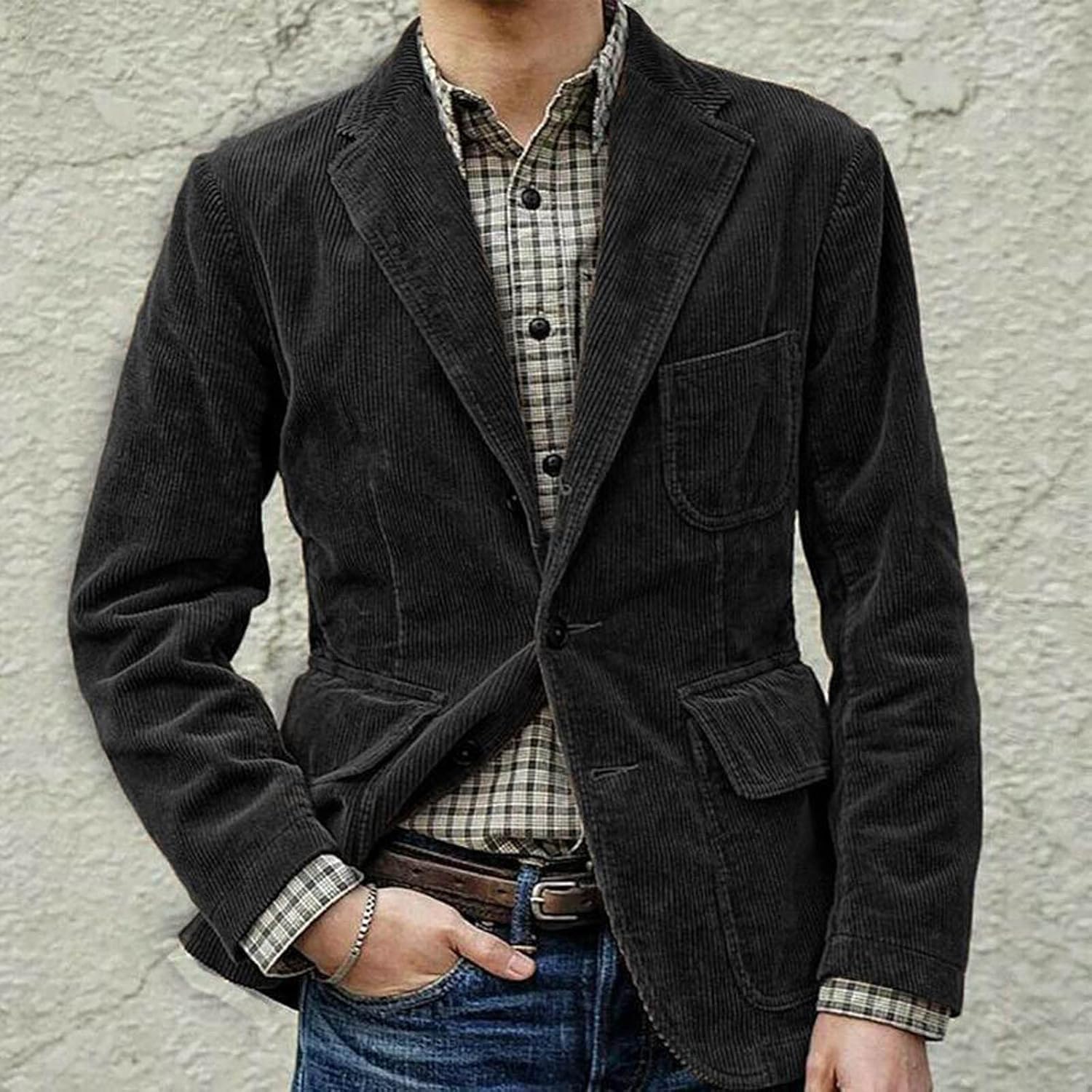 Rasmus | Enkeltradet slim-fit kort frakke
