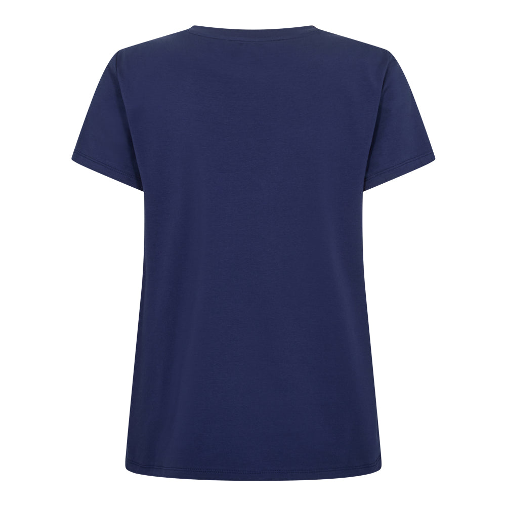 Co'Couture Signature T-shirt Navy på udsalg