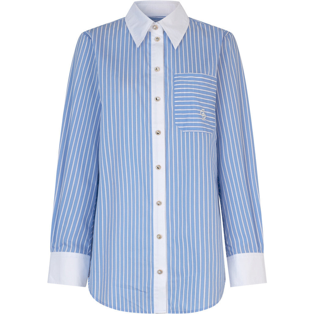 Cras Brenda Skjorte Light Blue