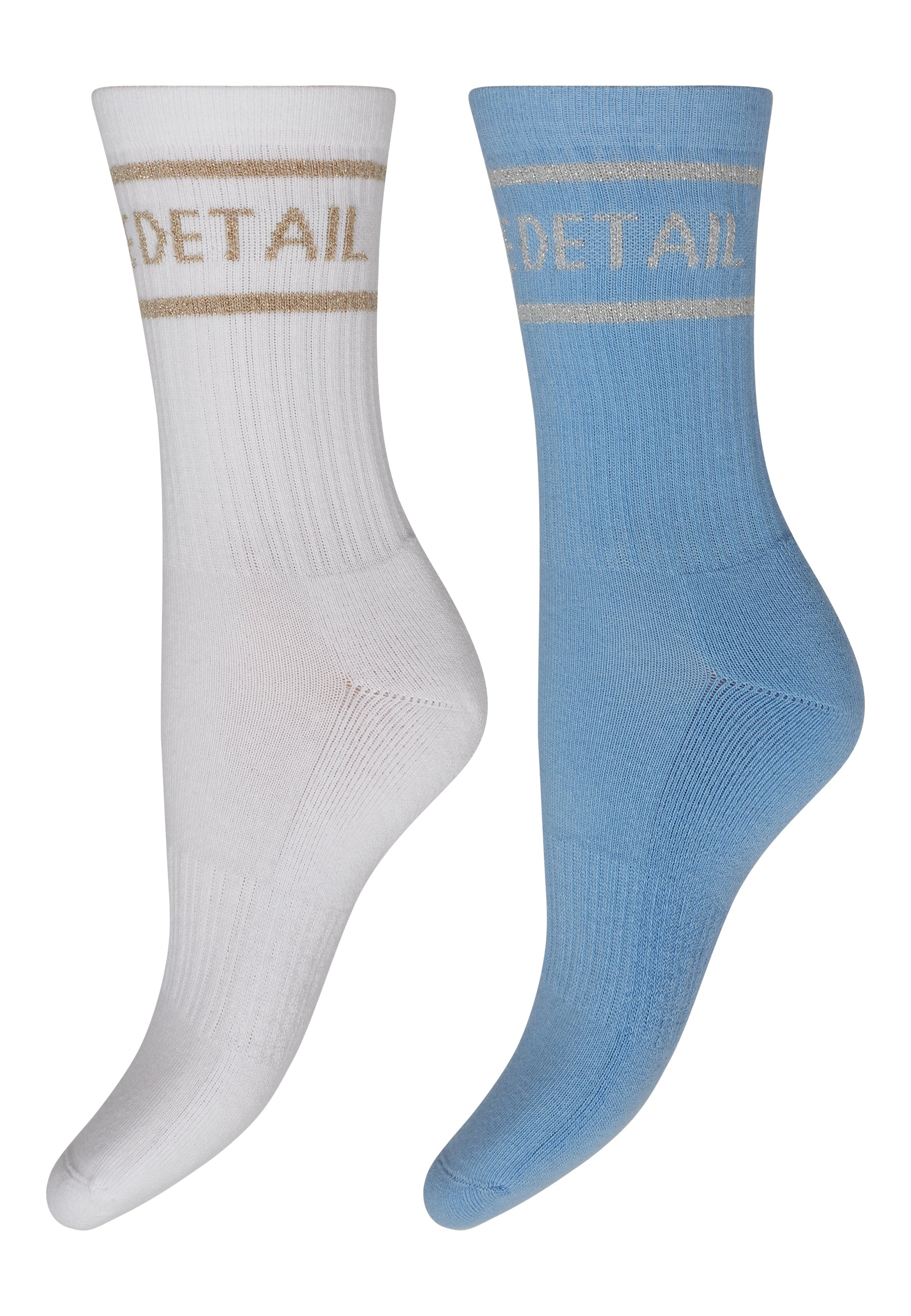 Hype The Detail Tennis Strømper 2-pak White/Blue Online salg