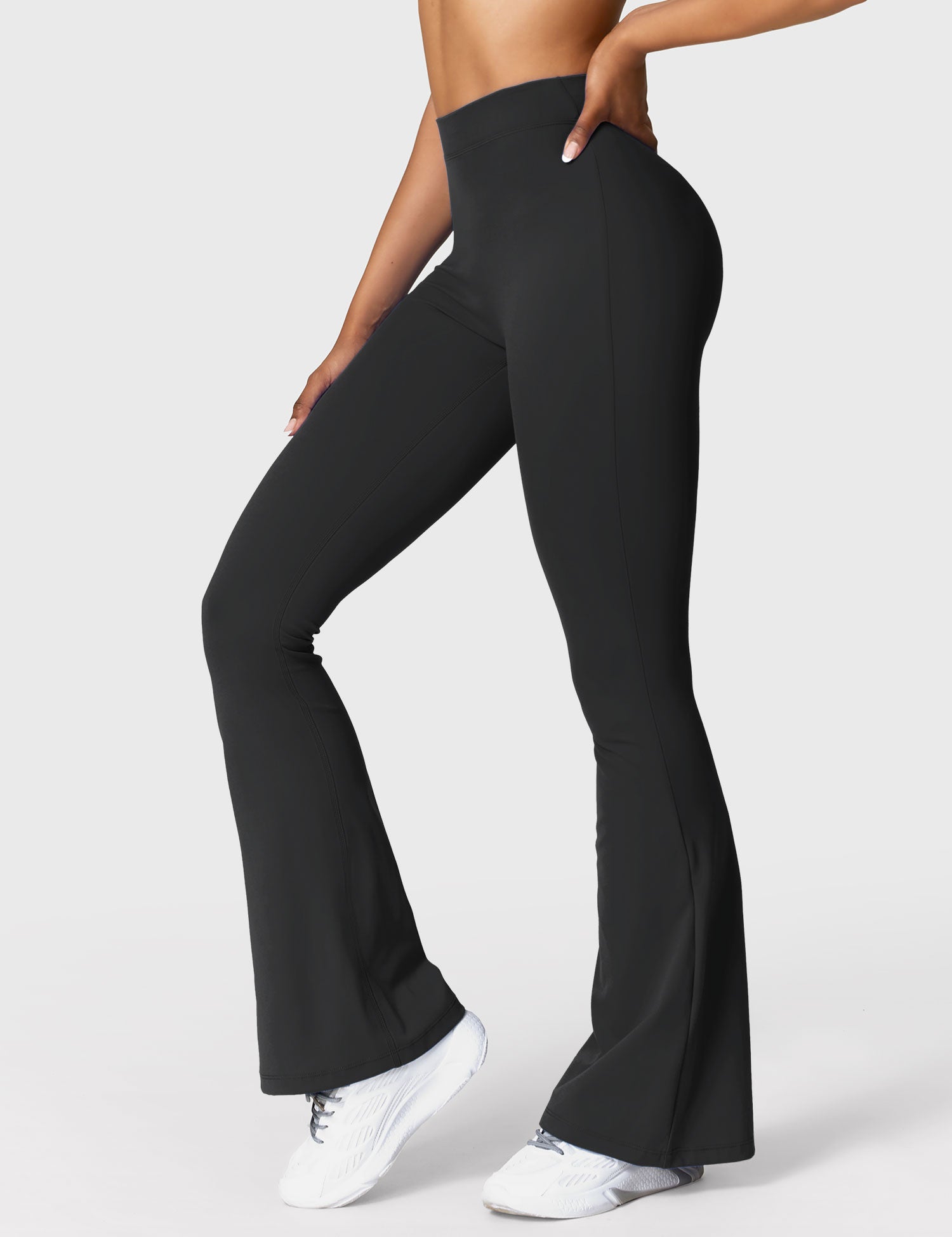 Josefine | Flossede leggings med V-hals