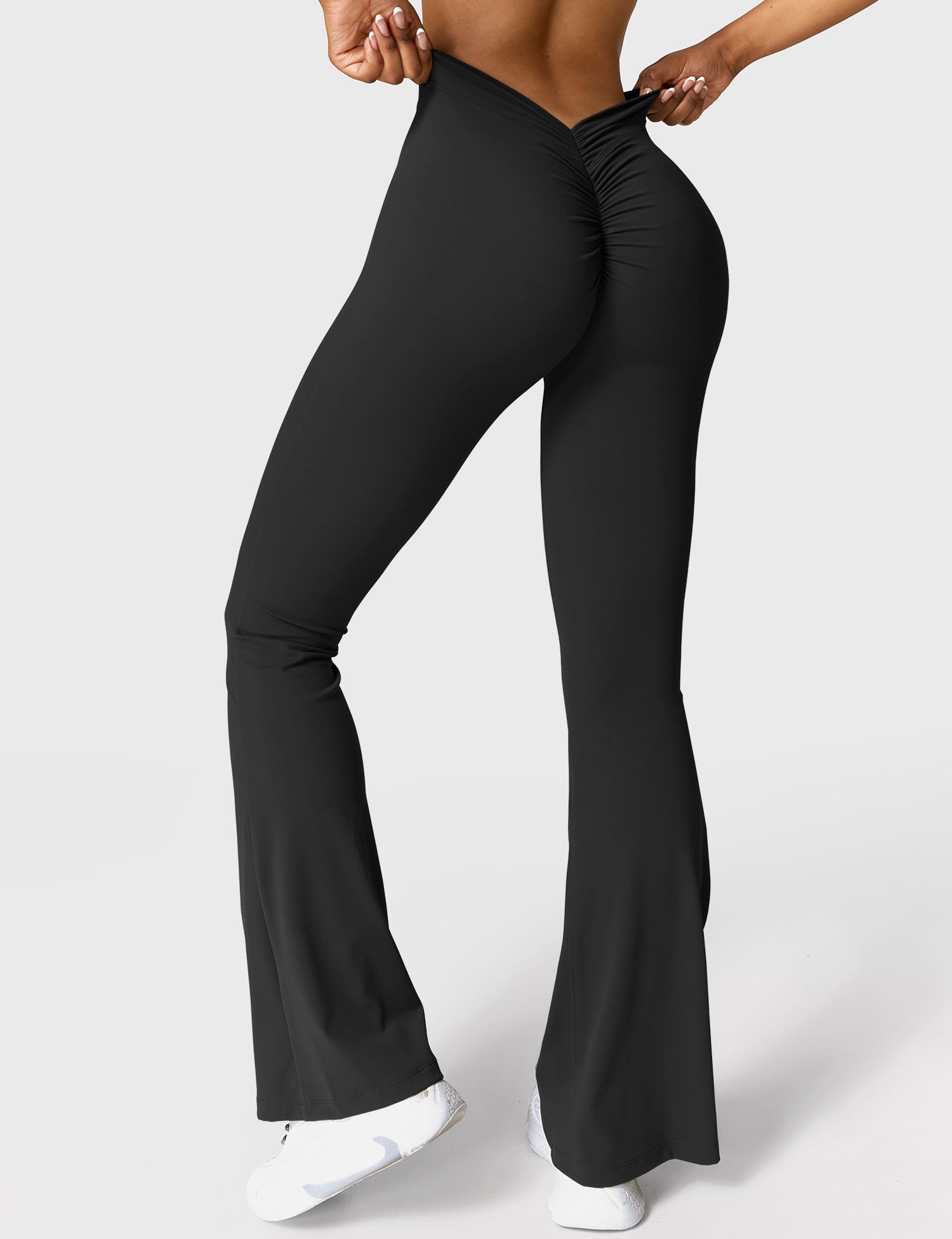 Josefine | Flossede leggings med V-hals