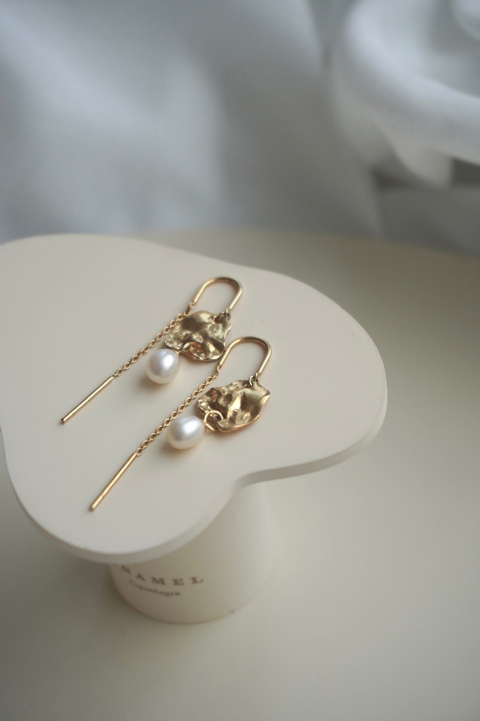 Enamel Kai Pearl Øreringe