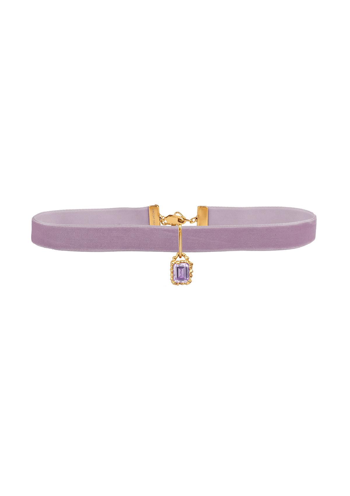 House of Vincent String of Prosperity Choker Pink Amethyst