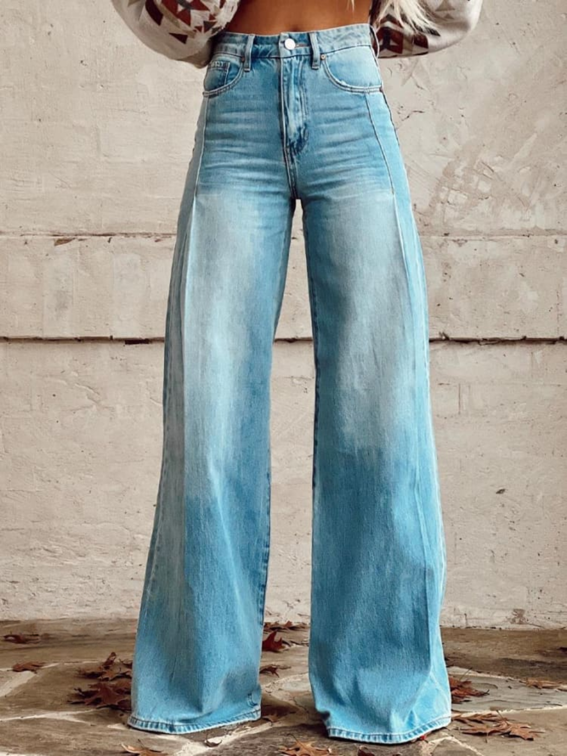 Katrin | Komfort og stil Brede jeans Hot på udsalg