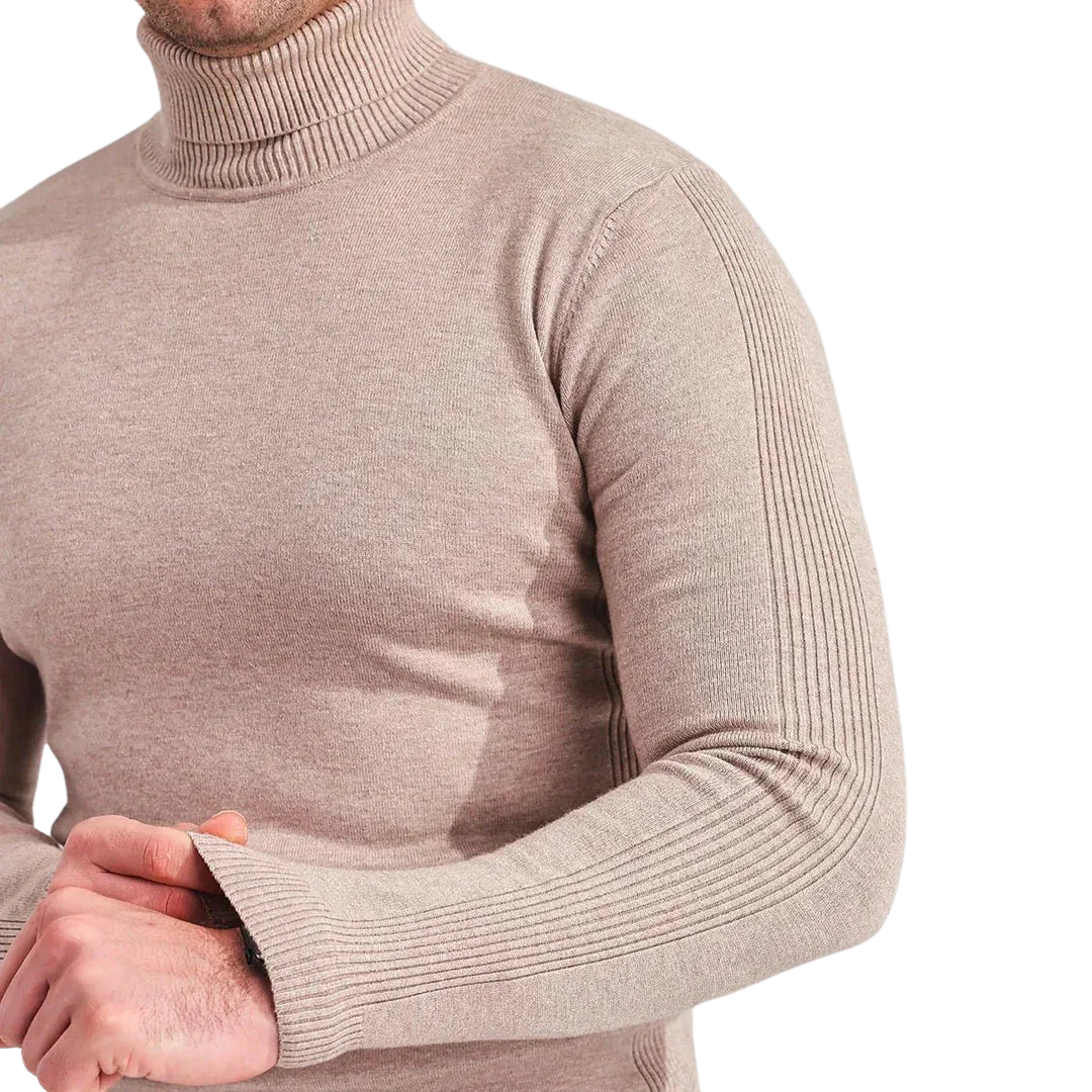 Bjørn | Luksus rullekravesweater i uld