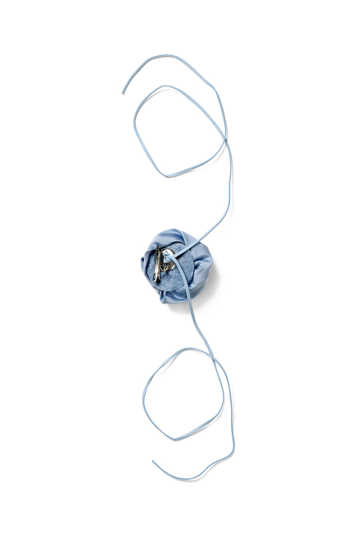 Cras Petal Flower Broche Sky Blue