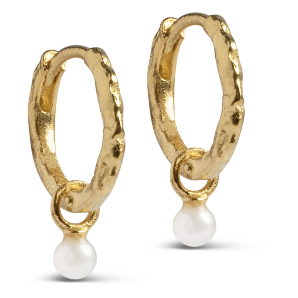 Enamel Belle Øreringe Pearl