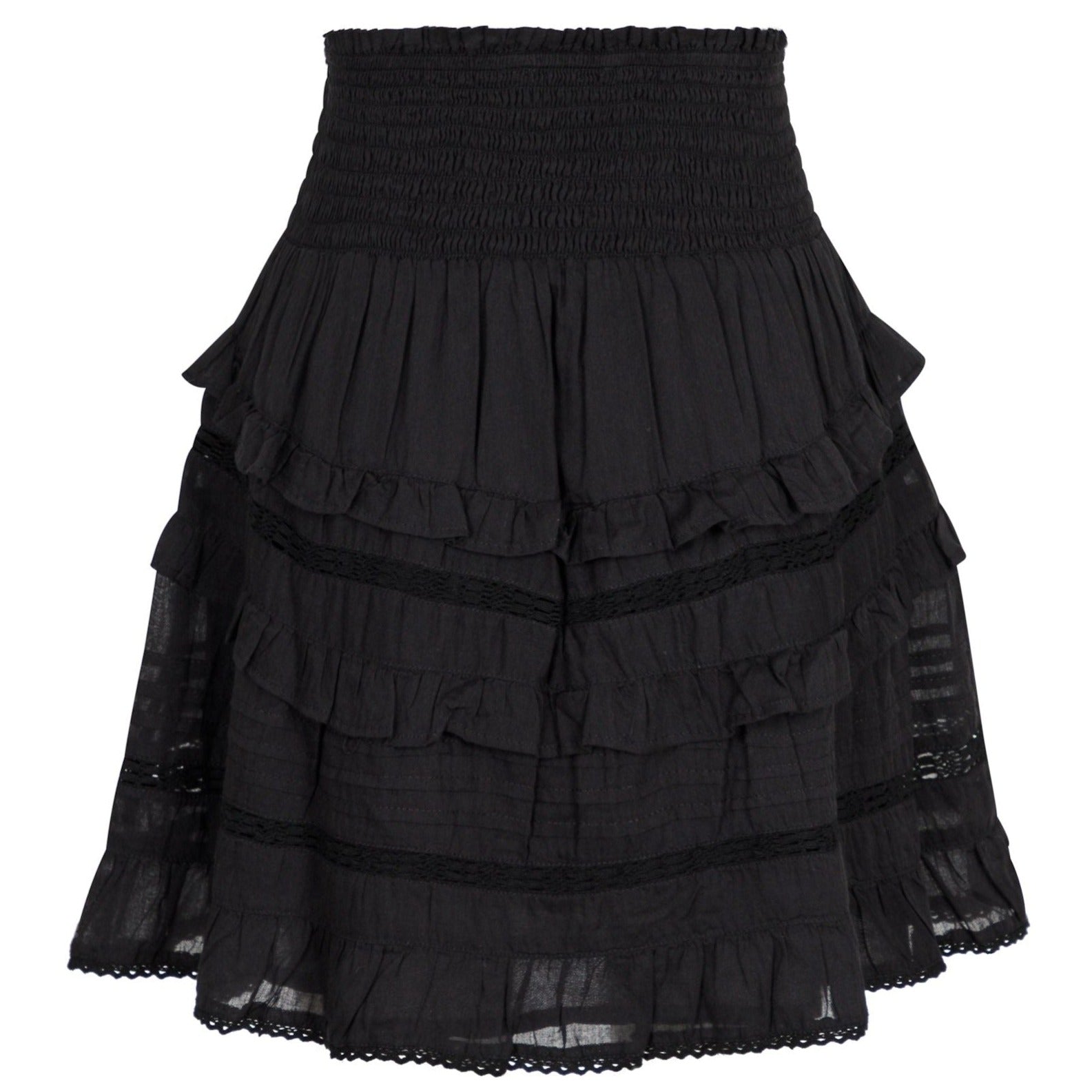 Neo Noir Donna S Voile Nederdel Black
