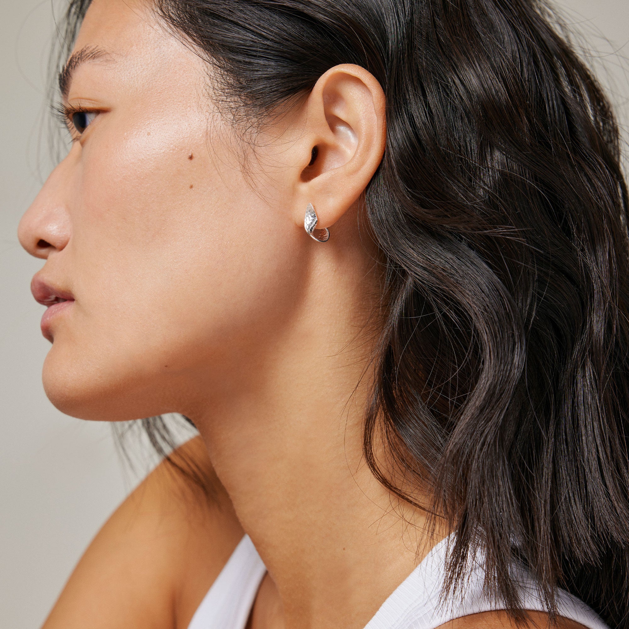 Enamel Daia Hoops Øreringe