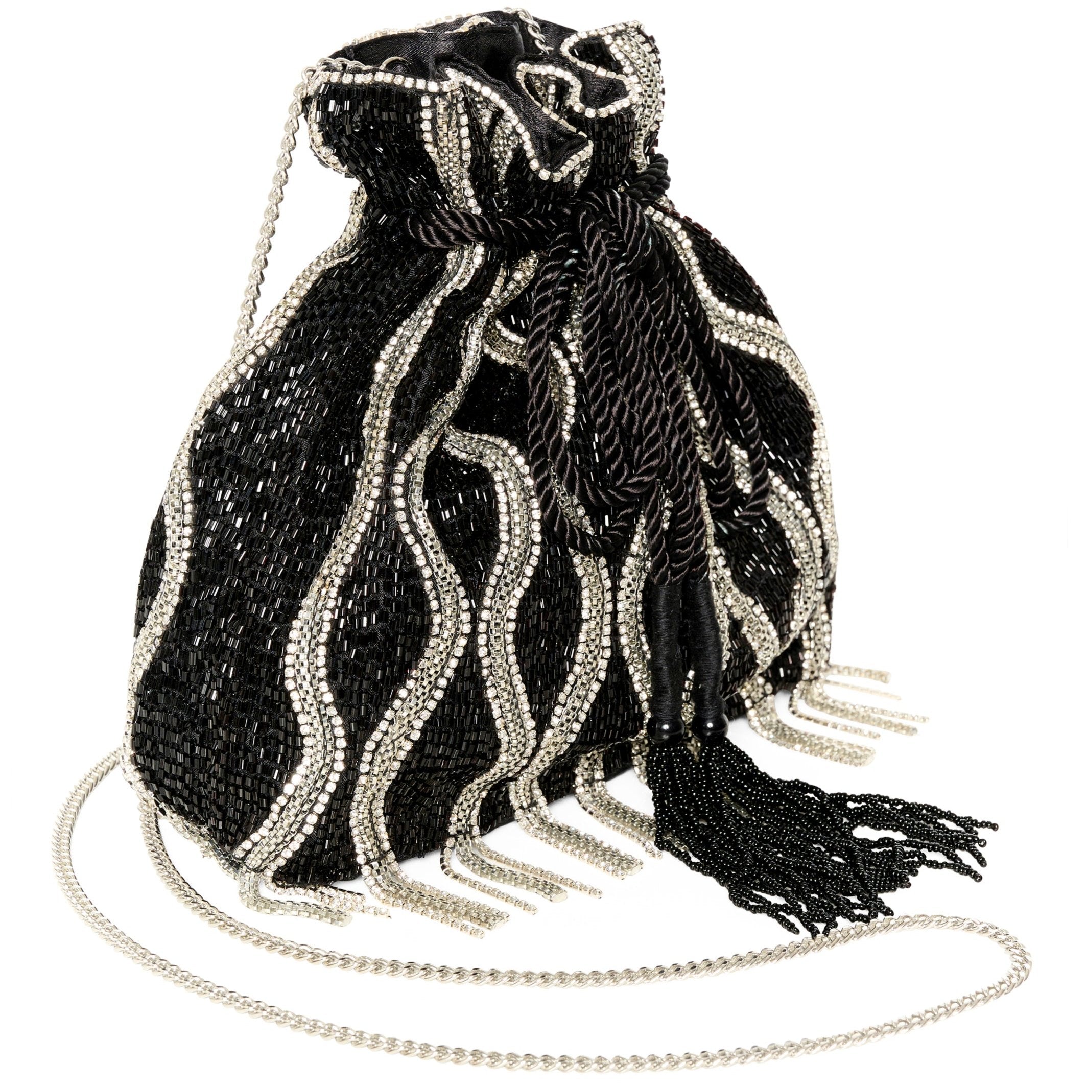 Gestuz Rhinny Taske Rhinstone Black