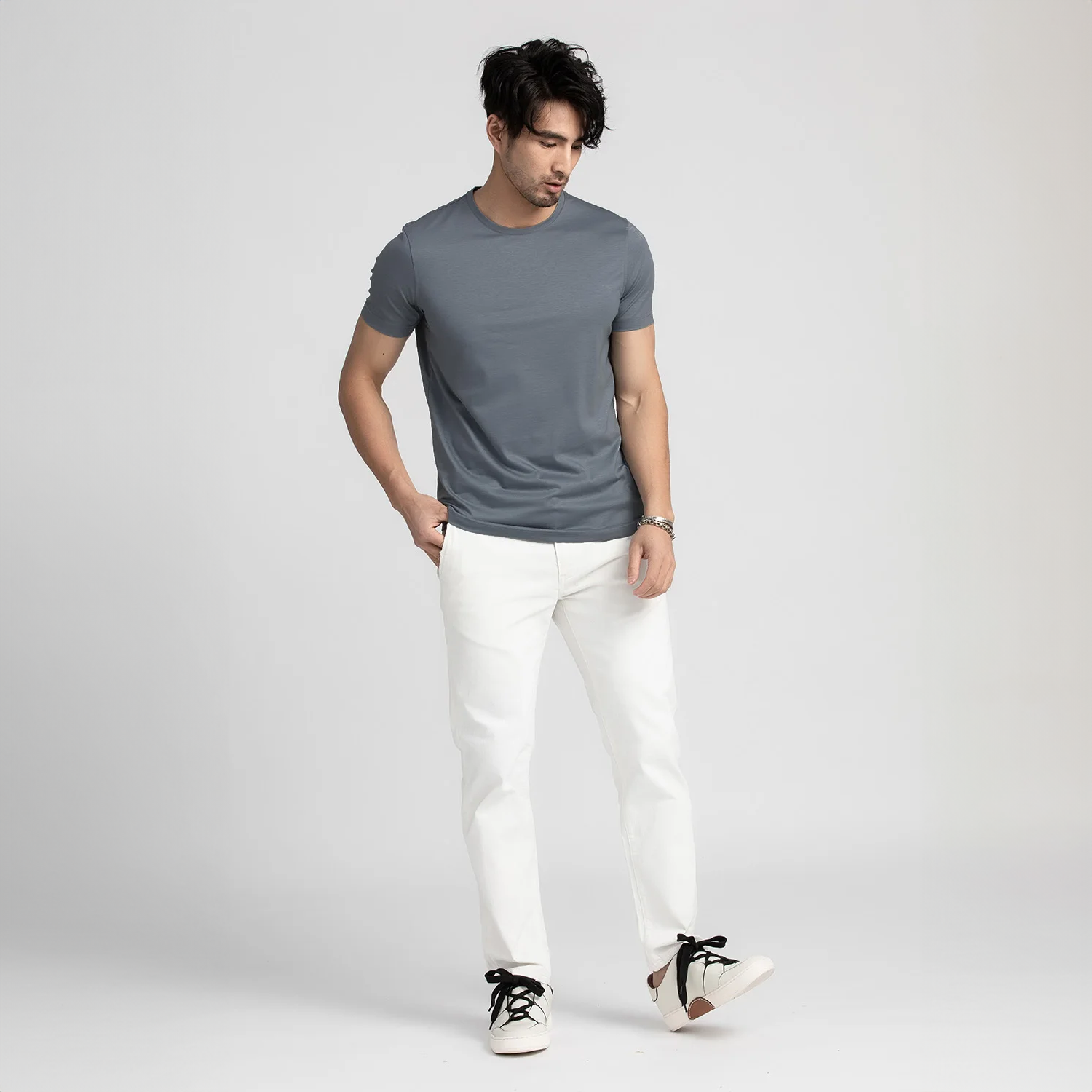 Aksel | Stilfuld silke-T-shirt