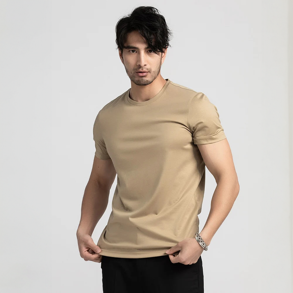 Aksel | Stilfuld silke-T-shirt